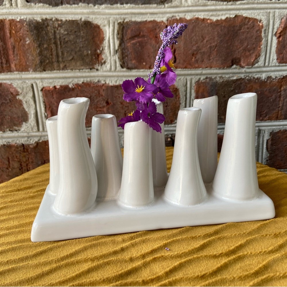 Handcrafted bud vase, desk accessory, or fabulous holder for make-up brushes - Picture 5 of 7